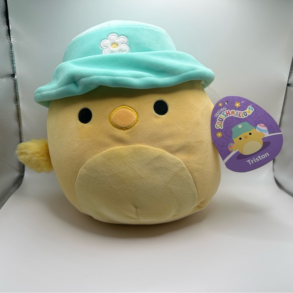 Squishmallows Triston Easter 🐣 Edition Yellow Chick with Mint Hat